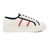 Superga 2740 Colourblocking White Avorio Blue Navy Red